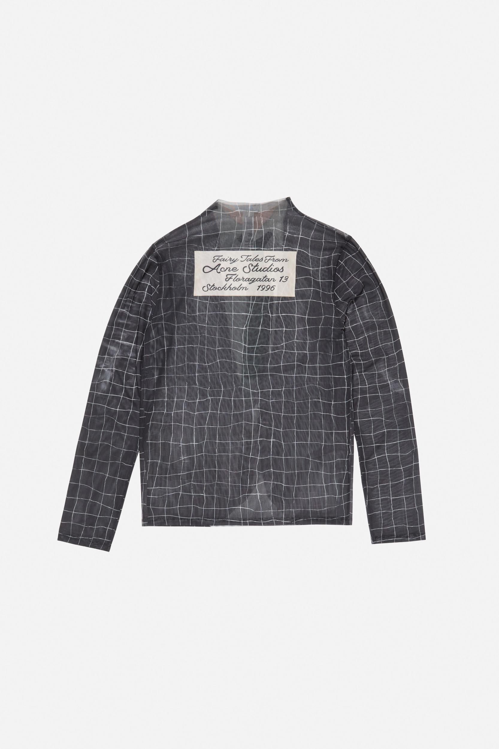 Mesh print t-shirt Product Image