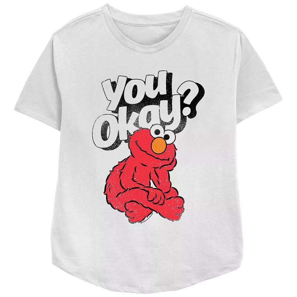 Women's PBS Kids Sesame Street You OK? Graphic Tee, Size: Small, White Product Image