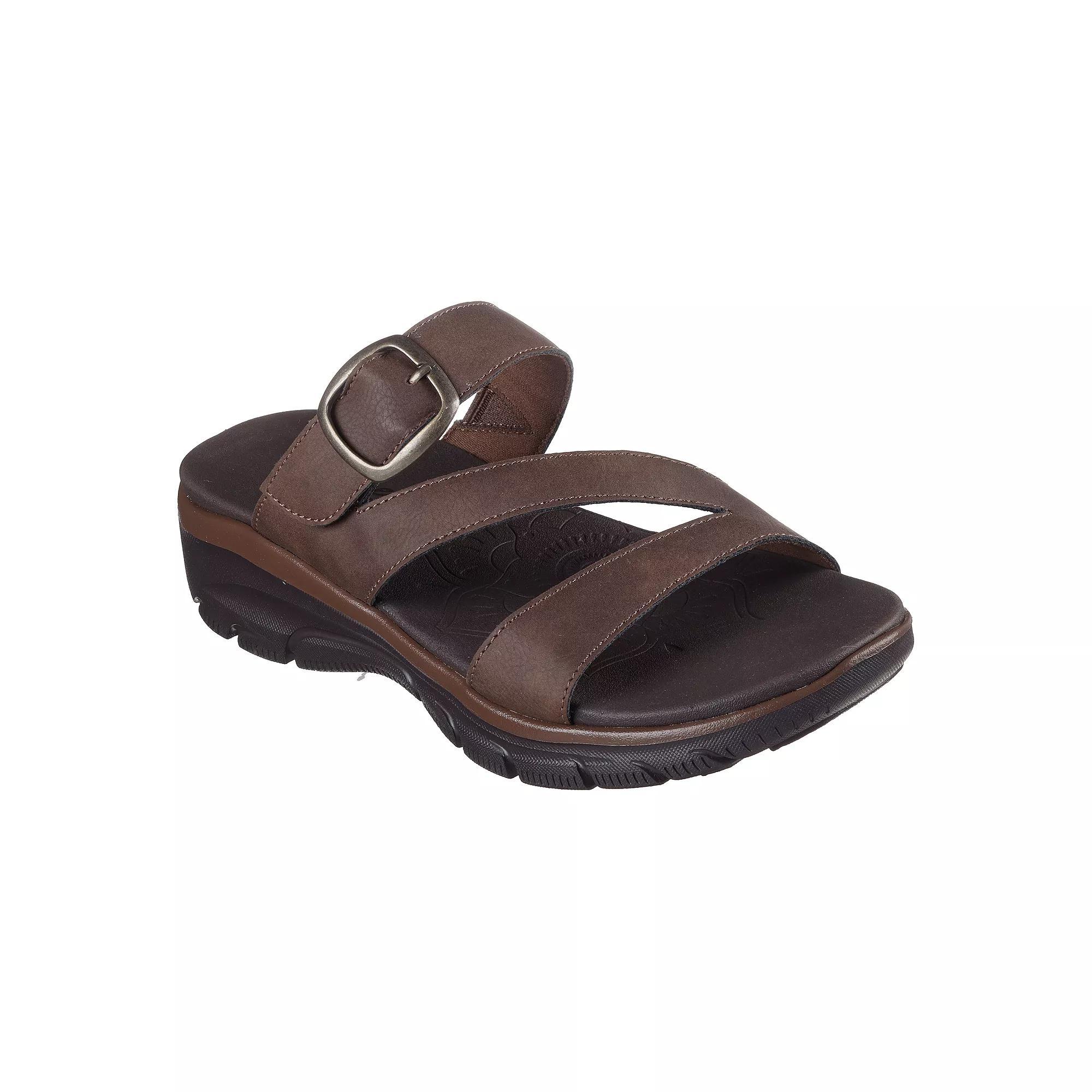 Skechers Easy Going Slide On By Women's Slide Sandals, Size: 5.5, Brown Product Image