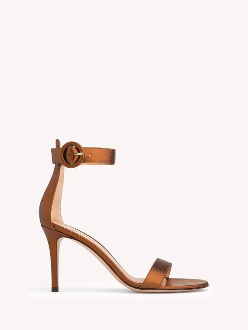 GIANVITO ROSSI Portofino 85 In Brown Product Image