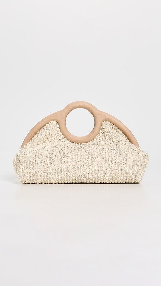 ALEXIS Sloane Raffia Frame Clutch | Shopbop Product Image