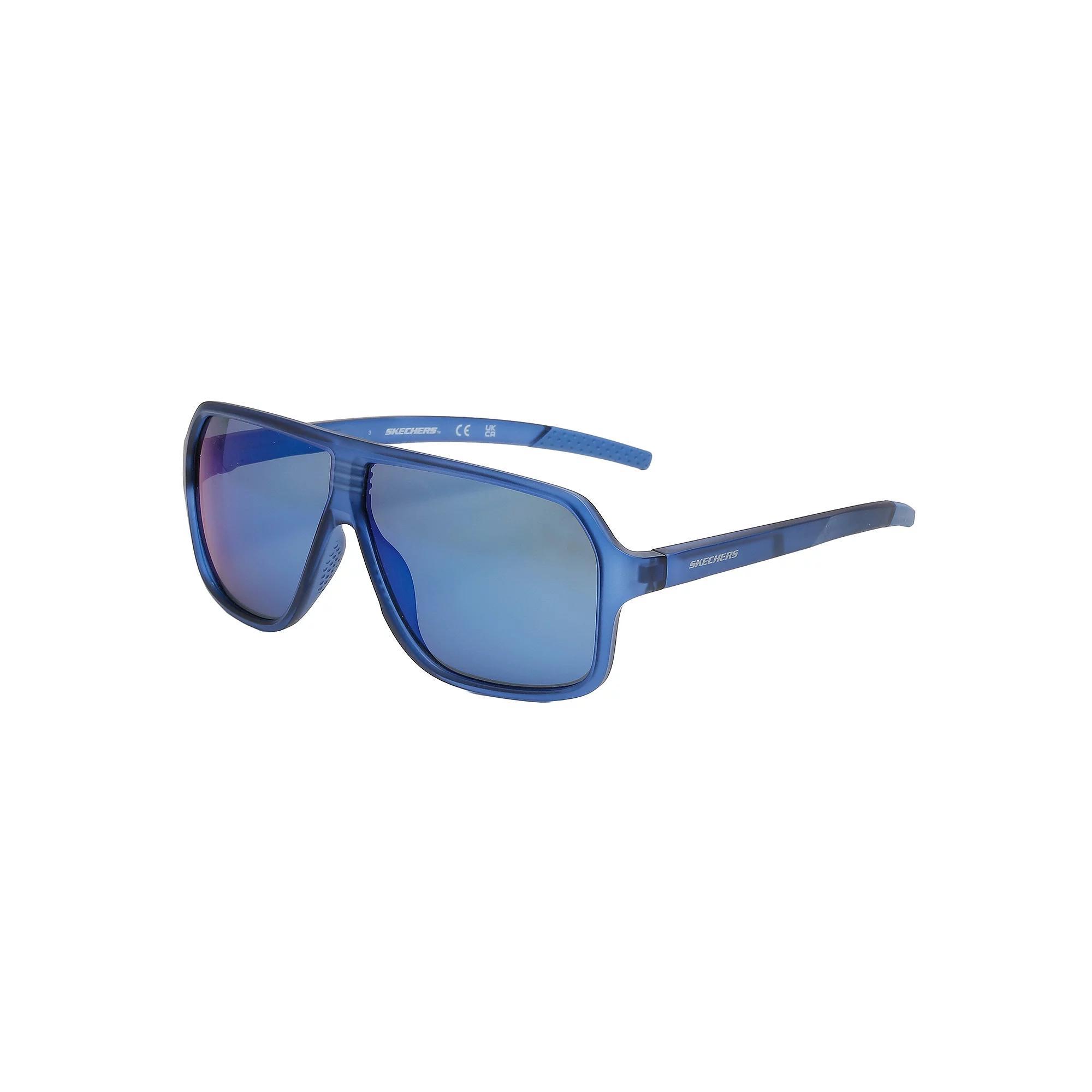 Men's Skechers® Navigator 60mm Sunglasses, Blue Product Image