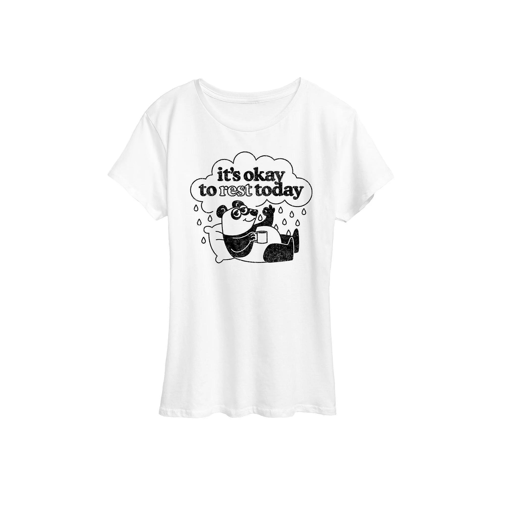 Womens Barbie The Movie President Graphic Tee, Girls Grey Royal Blue Product Image