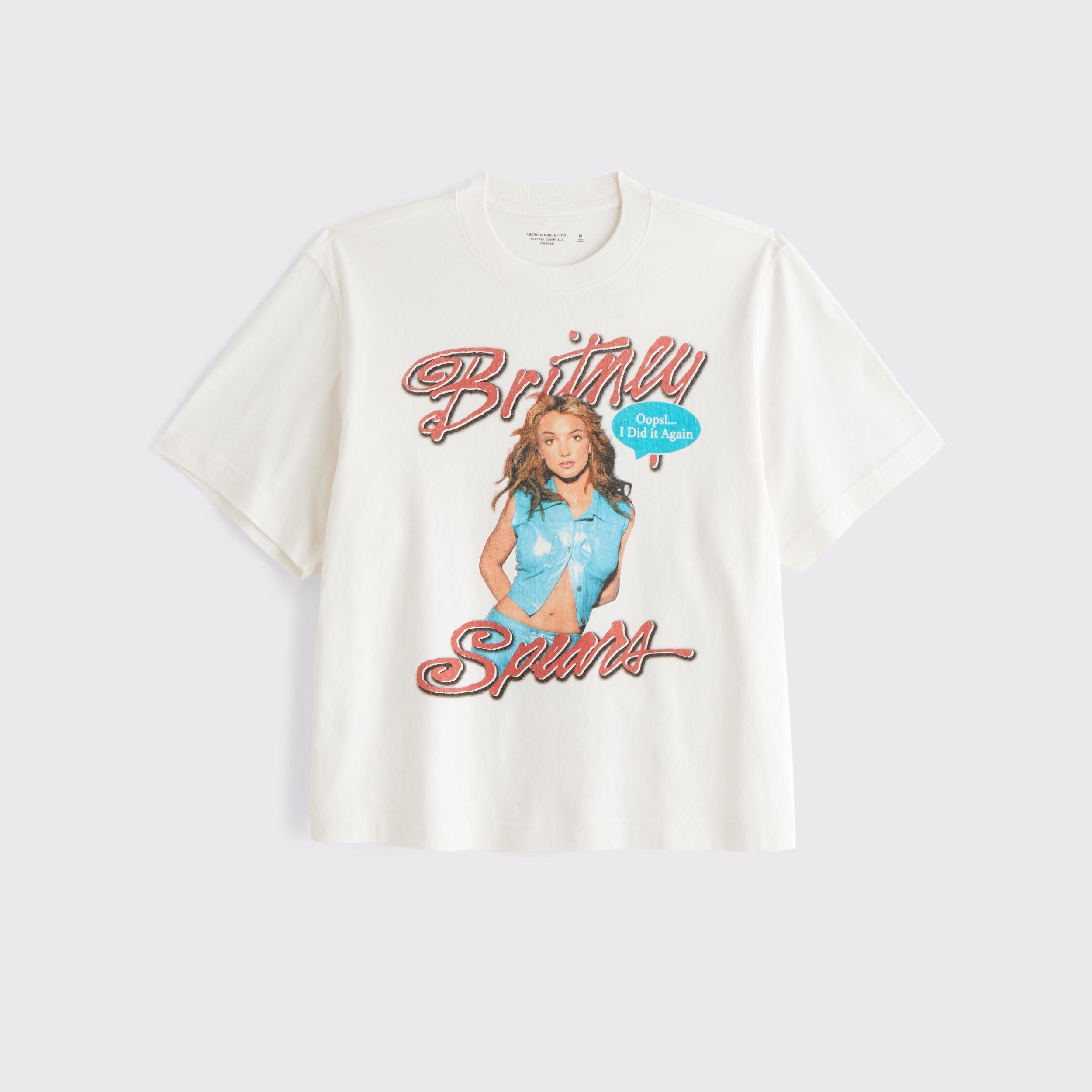 Cropped Whitney Houston Graphic Tee Product Image