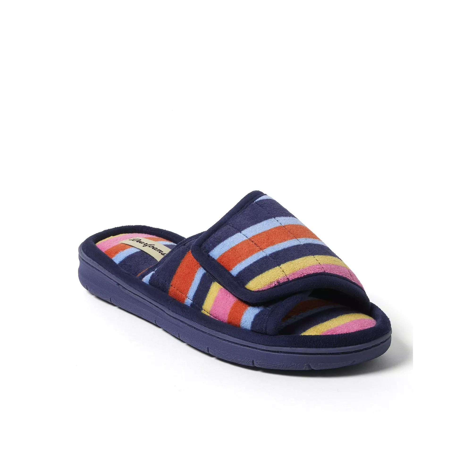Dearfoams Mickey Terrycloth Women's Slide Slippers, Size: Small, Multi Product Image