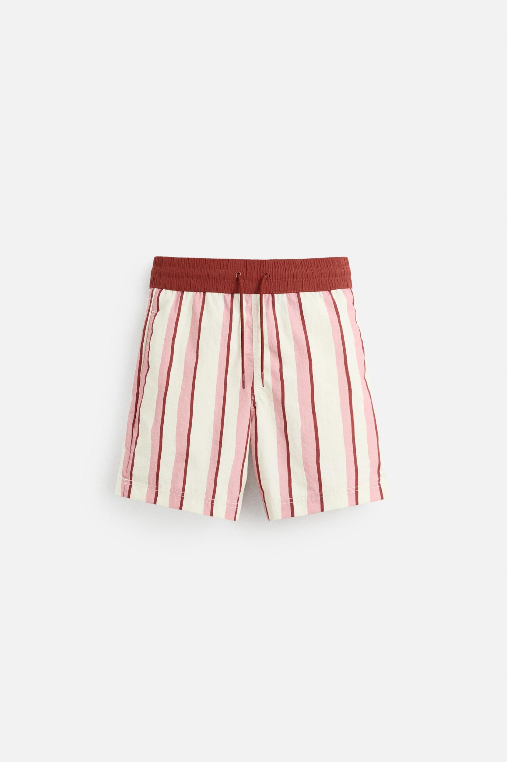 STRIPED LONG SWIMSUIT Product Image