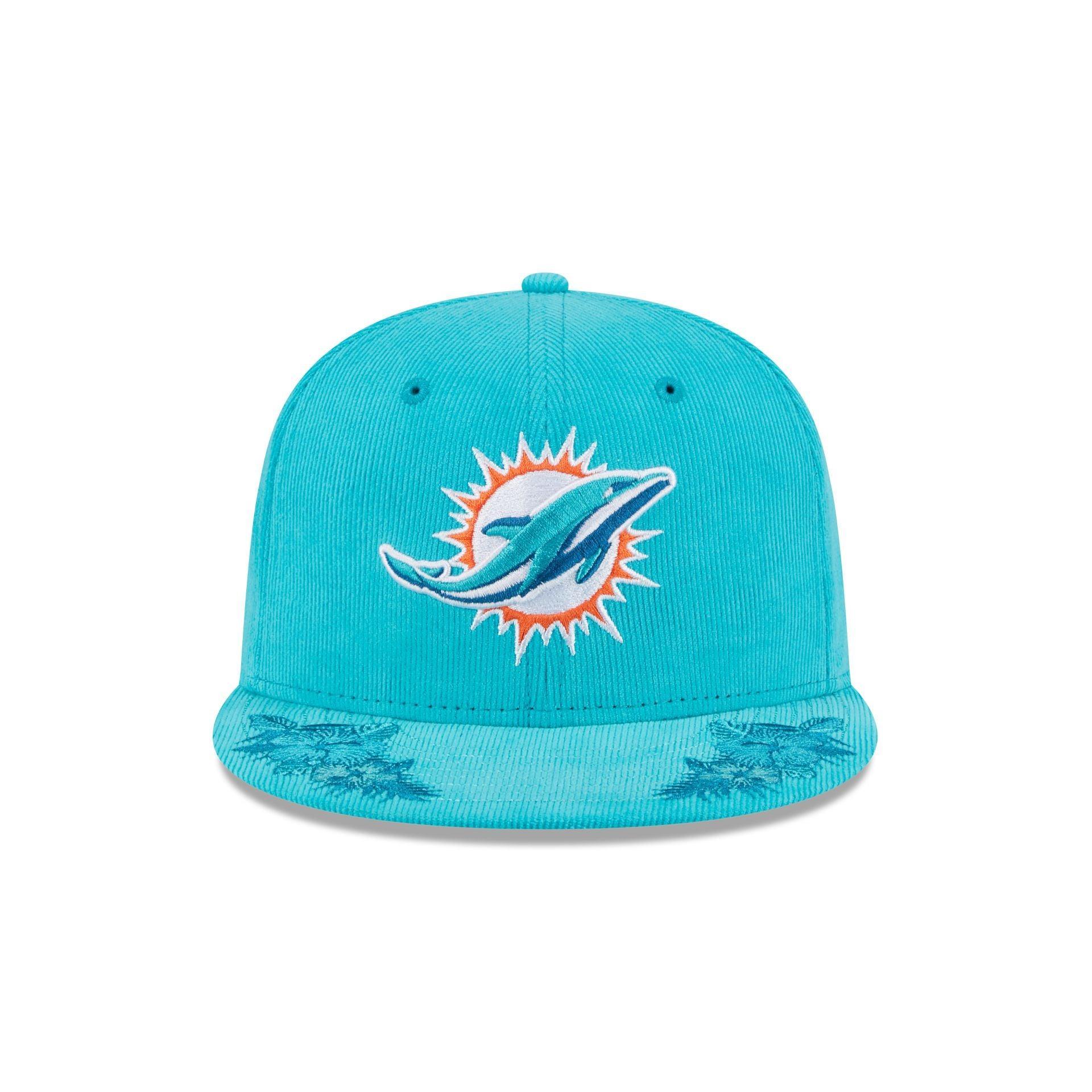 Just Caps Floral Corduroy Miami Dolphins 59FIFTY Fitted Hat Male Product Image