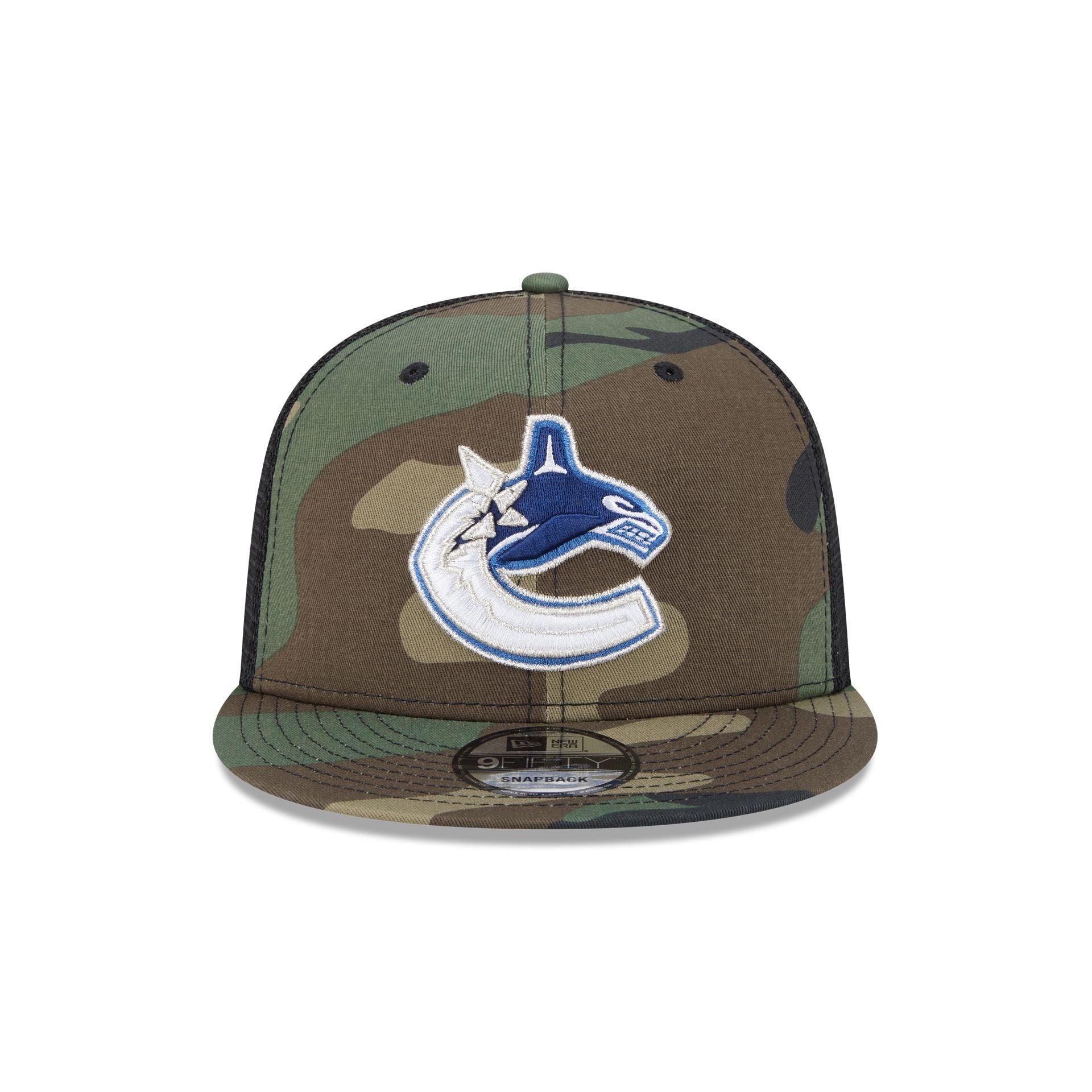 Vancouver Canucks Camo 9FIFTY Trucker Hat Male Product Image