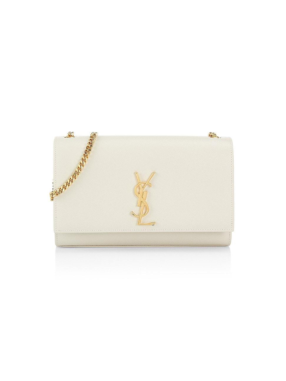 Womens Medium Kate Grained Leather Shoulder Bag Product Image