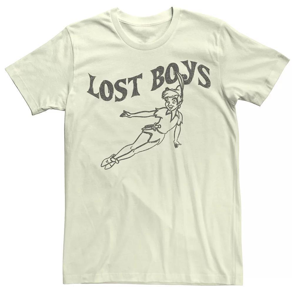 Disney's Peter Pan Leading The Lost Boys Men's Tee, Size: Medium, Natural Product Image