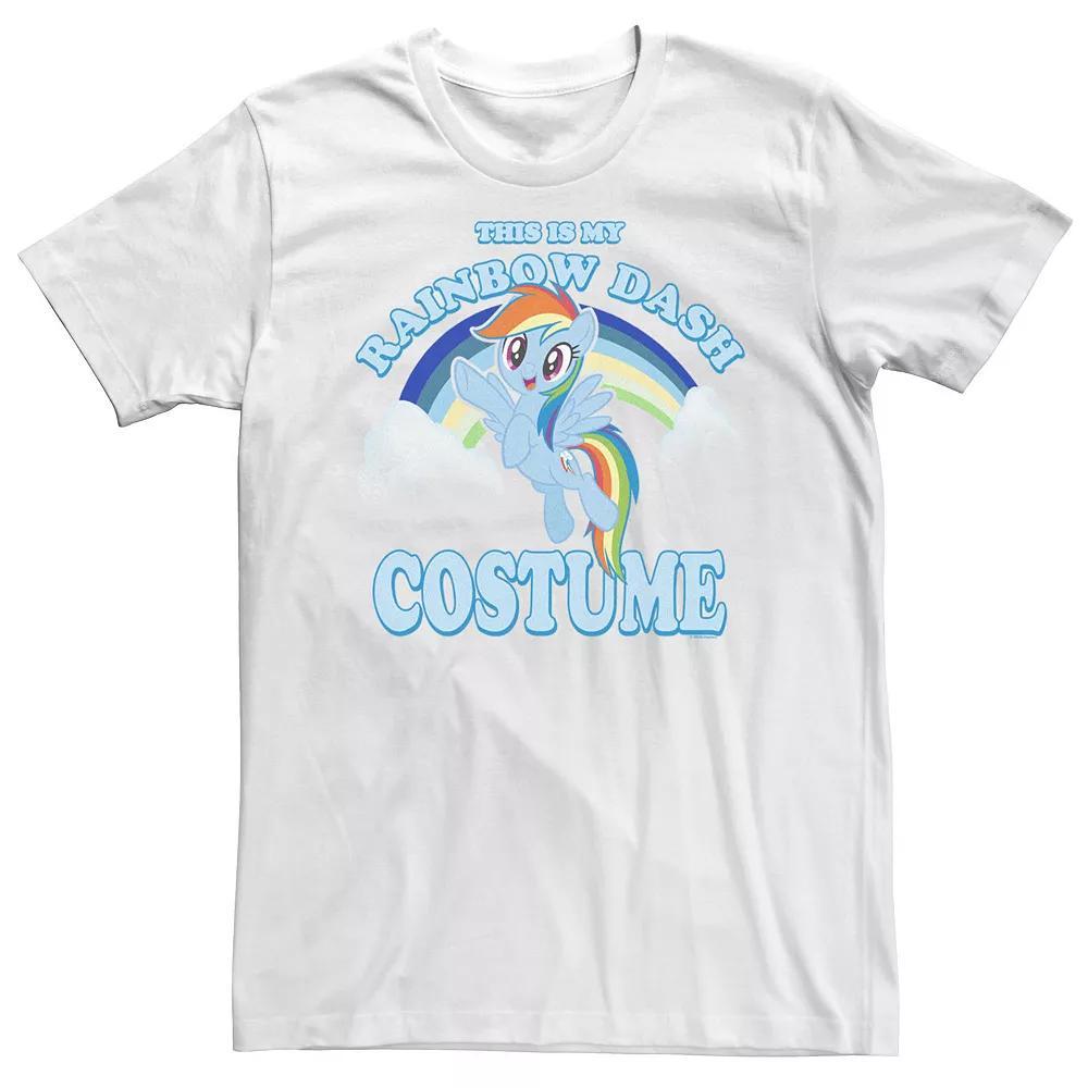 Big & Tall My Little Pony Rainbow Dash Halloween Costume Tee, Men's, Size: 4XL, White Product Image
