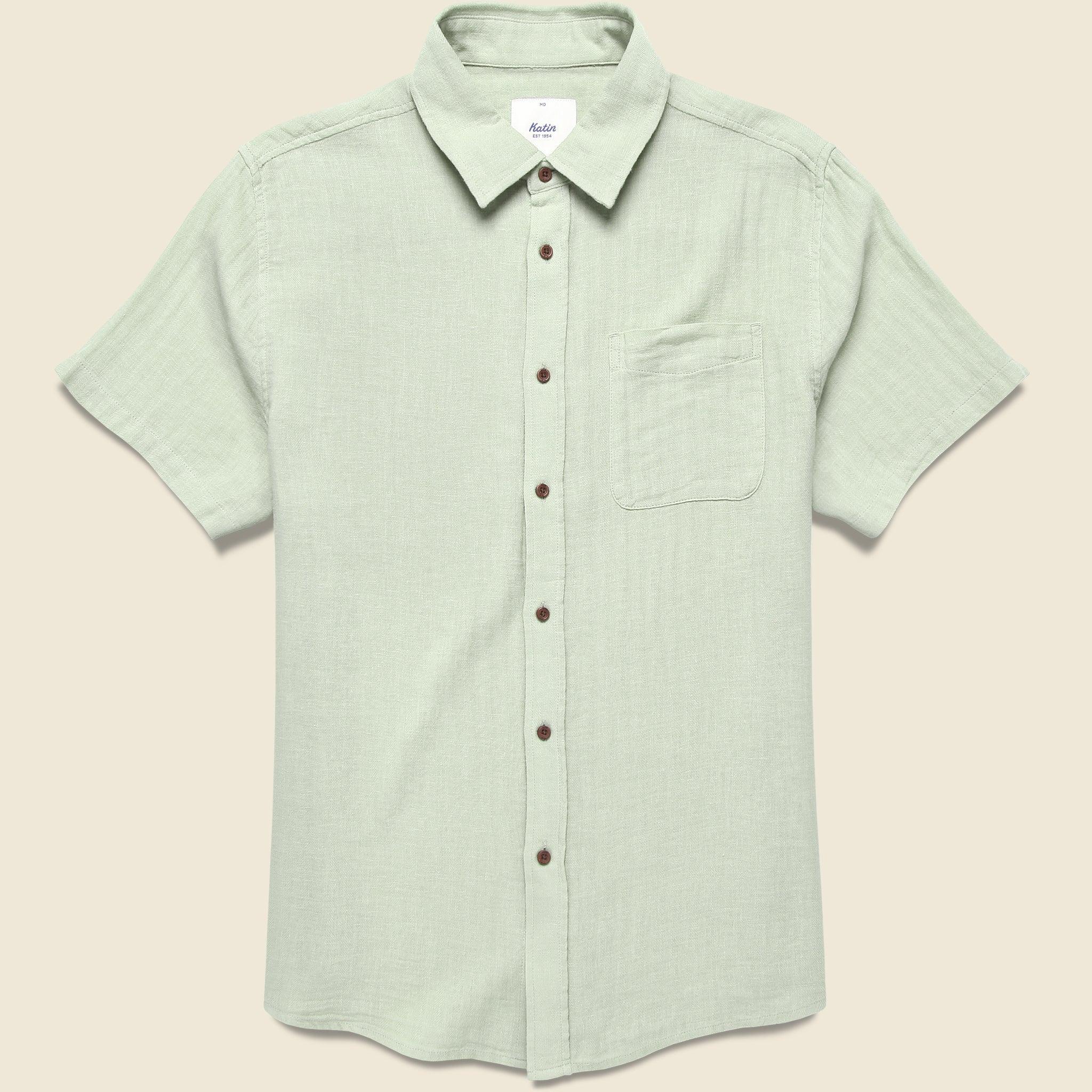 Alan Solid Shirt - Sage Product Image