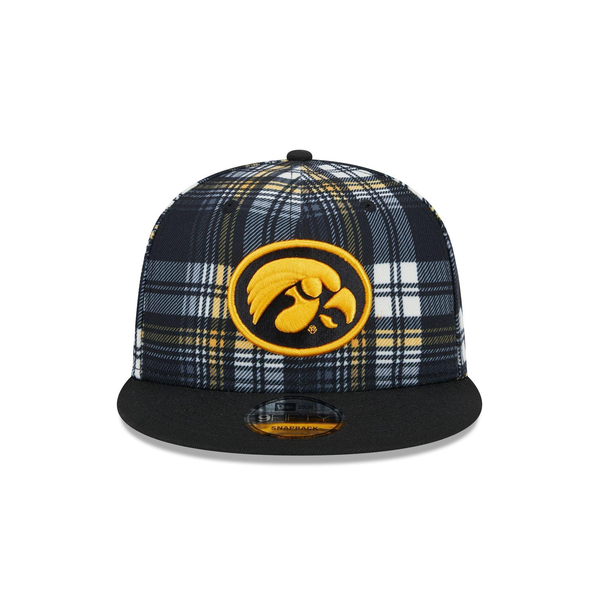 Iowa Hawkeyes Plaid 9FIFTY Snapback Hat Male Product Image