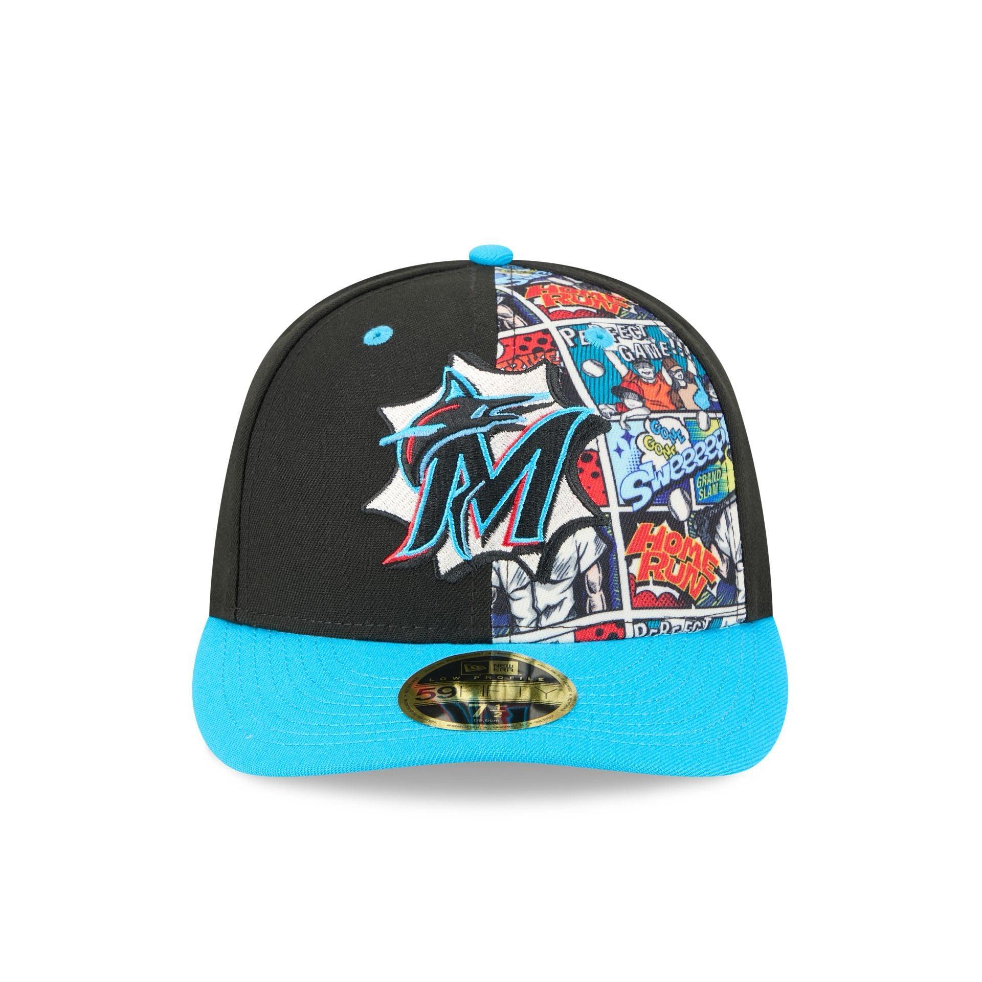 Miami Marlins Diamond Hero Edition Low Profile 59FIFTY Fitted Hat Male Product Image