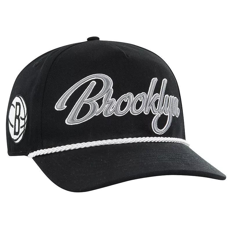 Mens 47 Brooklyn Nets Overhand Logo Hitch Adjustable Hat Product Image