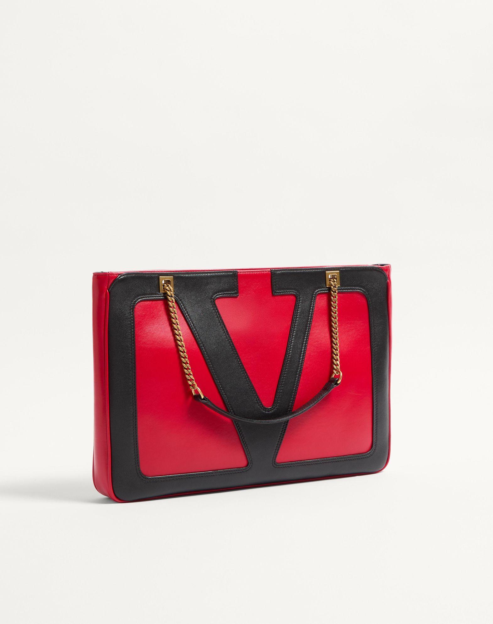 Valentino Garavani Viva Superstar Medium Nappa Leather Shopping Bag Product Image