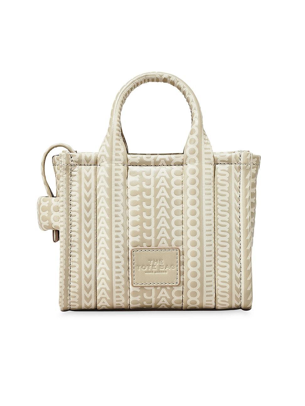 Womens The Leather Crossbody Tote Bag Product Image