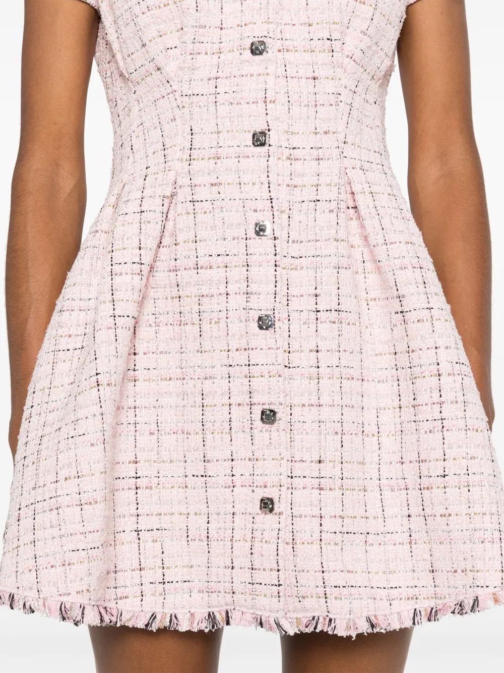 tweed babydoll dress Product Image