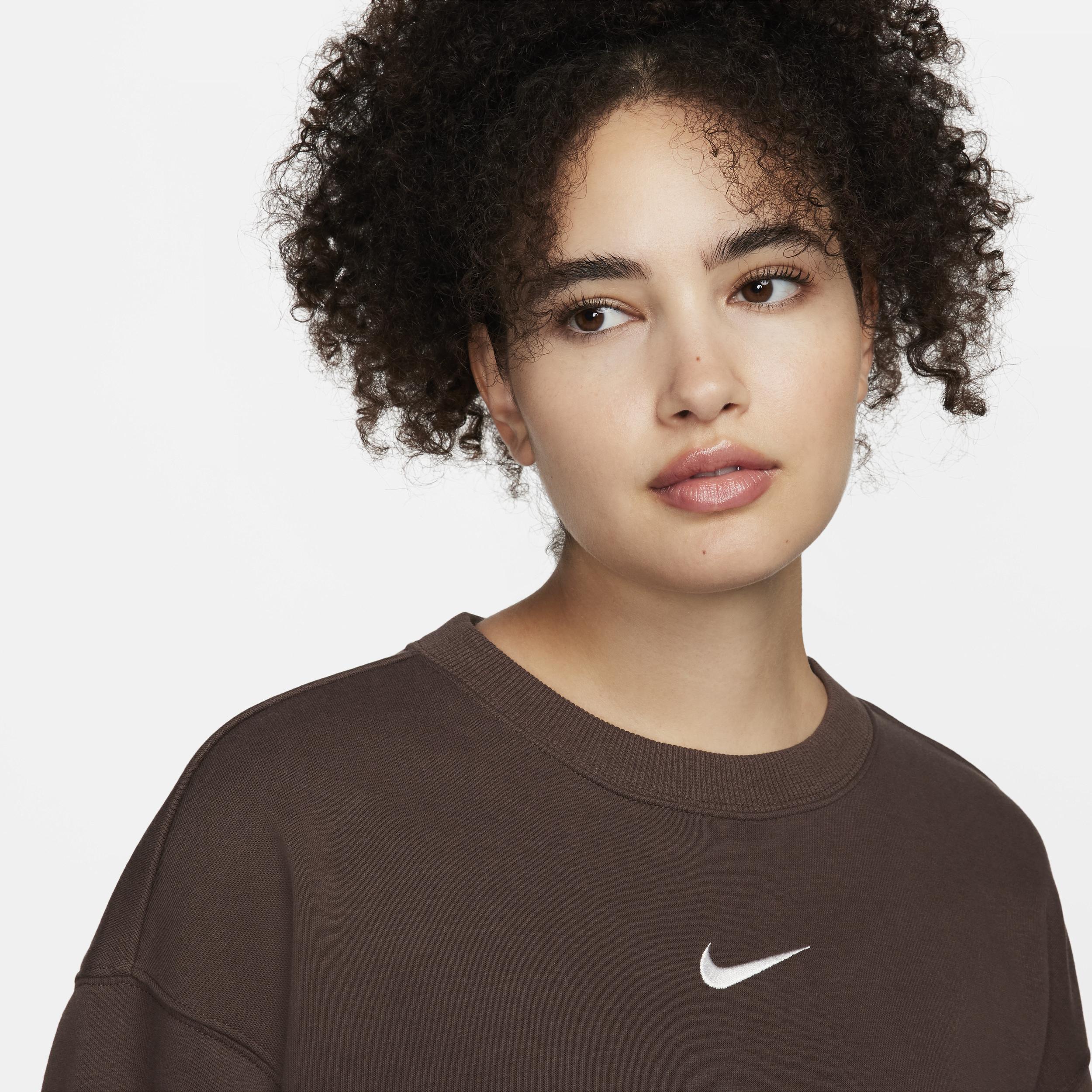Womens Nike Sportswear Phoenix Fleece Oversized Crewneck Sweatshirt Product Image