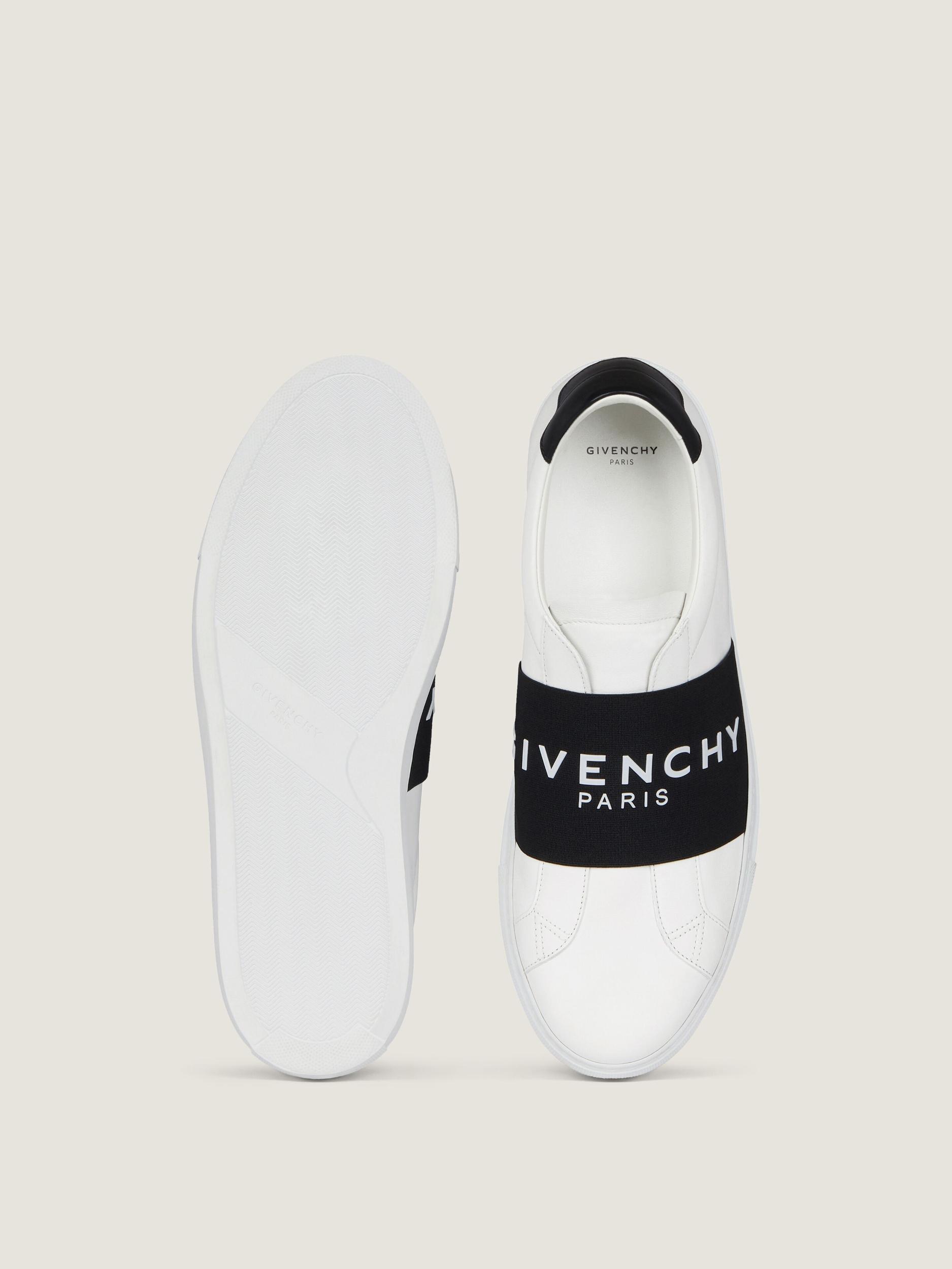 Urban Street sneakers in leather with elastic band Product Image
