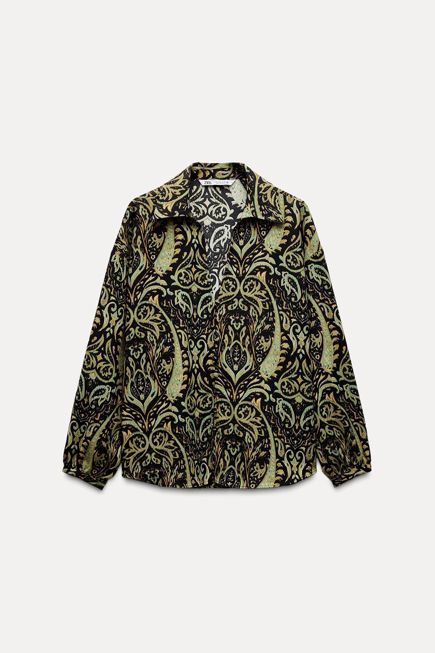 FLOWY PRINTED SHIRT Product Image
