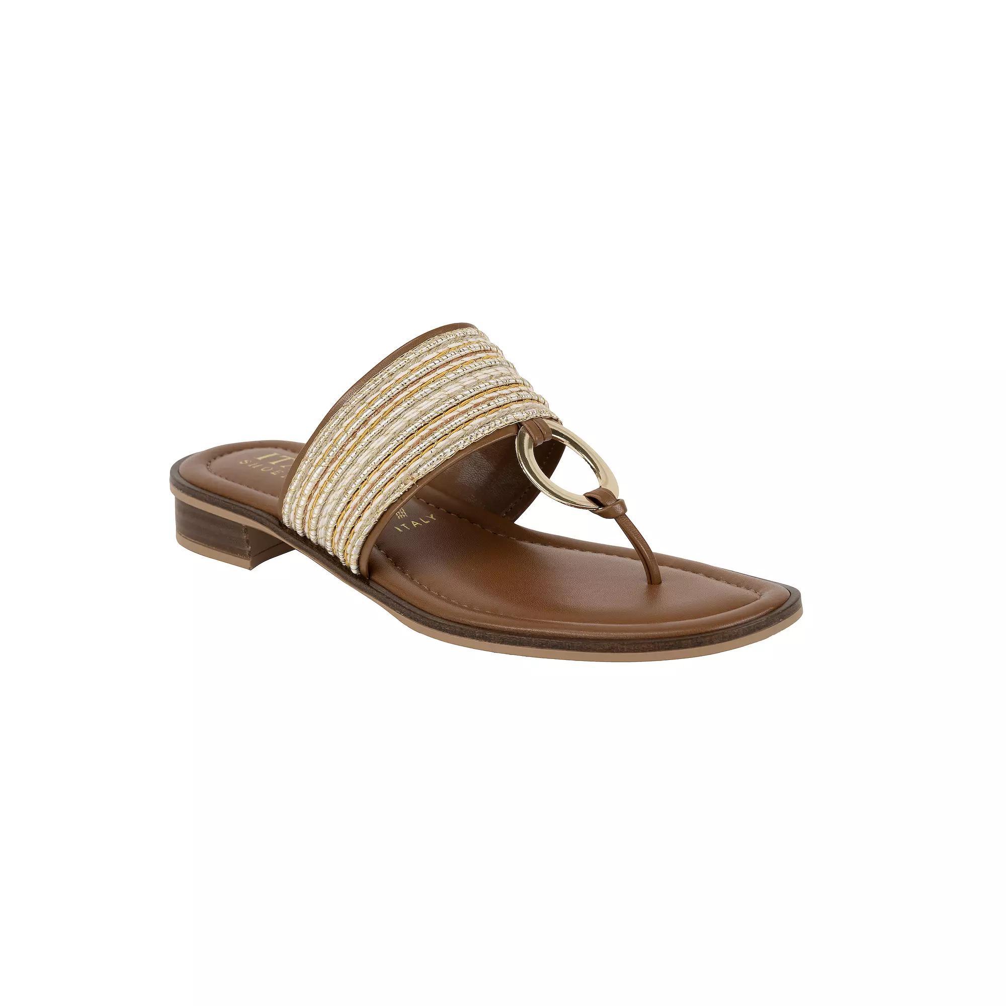 Italian Shoemakers Schunyler Women's Thong Sandals, Size: 9, Natural Product Image