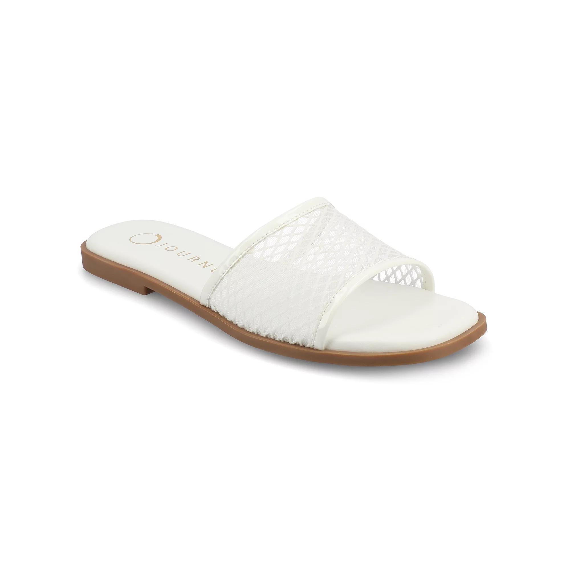 Journee Breckley Womens Slip On Flat Sandals Product Image