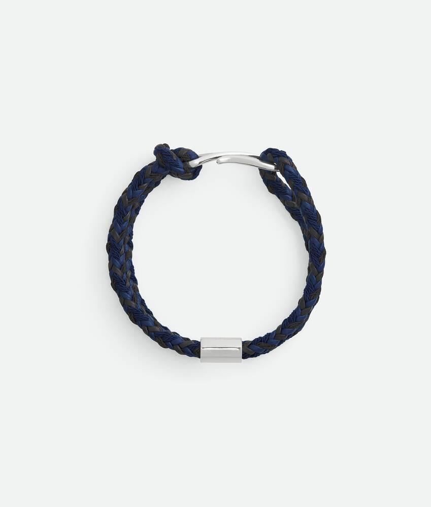 Men's Braid Leather Bracelet in Duke/black Product Image