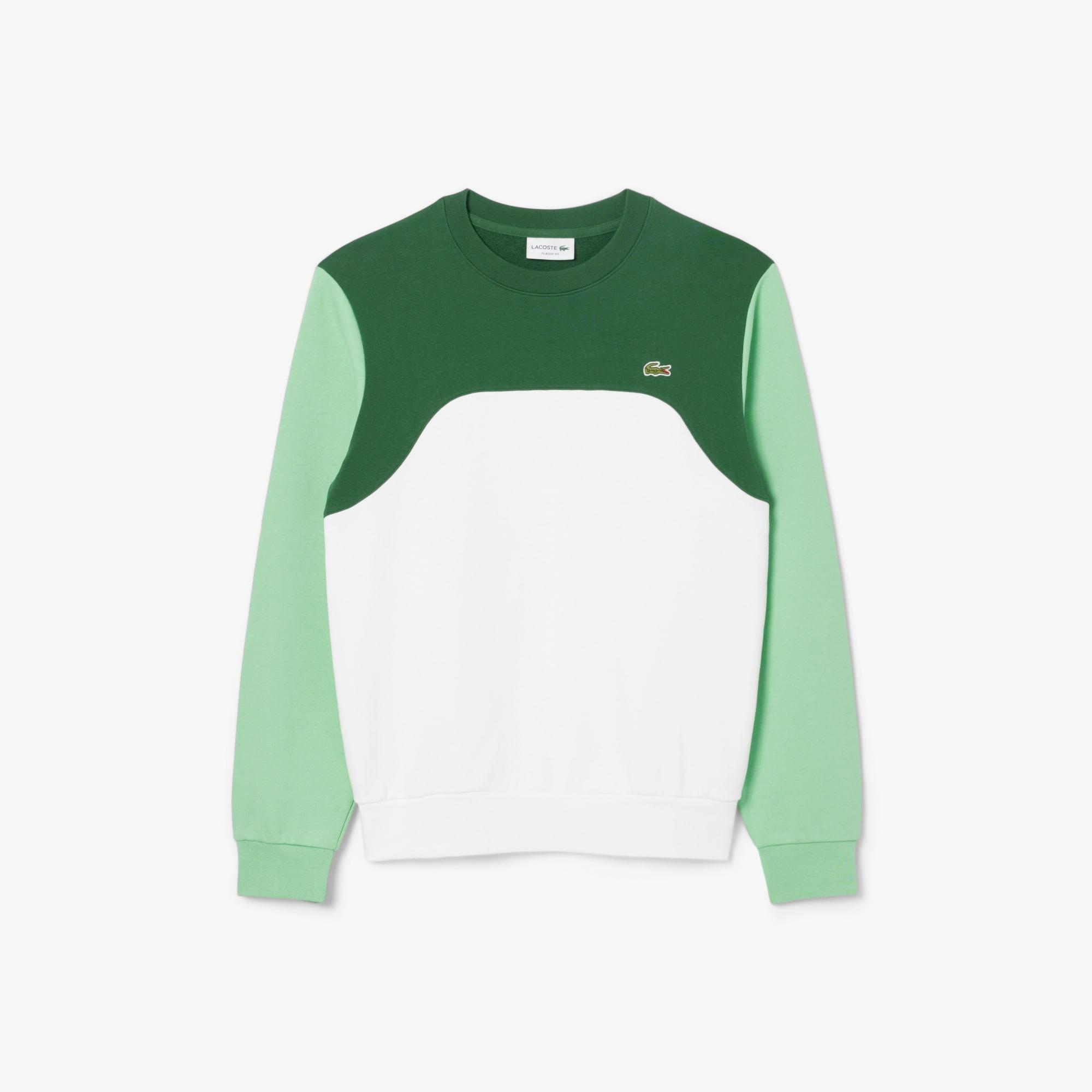 Colour-Block Cotton Fleece Sweatshirt Product Image