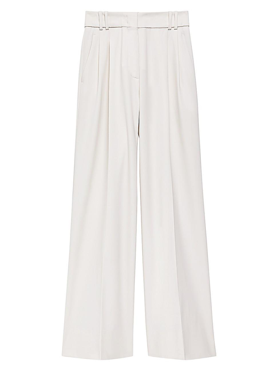 Womens Pleated Trousers Product Image