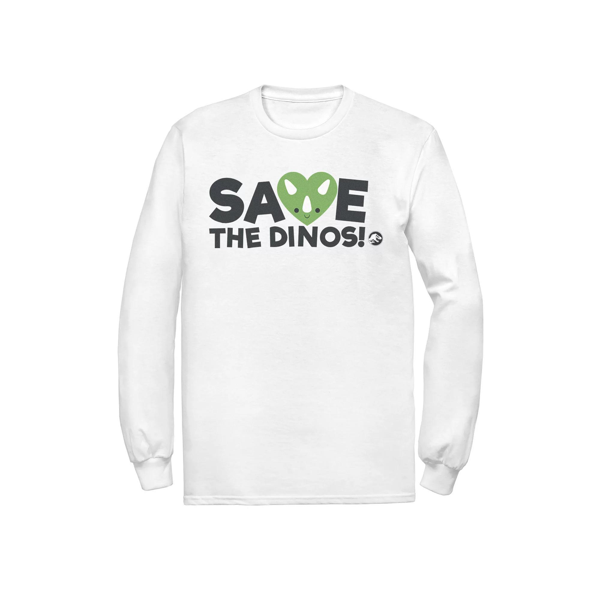 Men's Jurassic World: Fallen Kingdom Save The Dinos! Tee, Size: 3XL, White Product Image