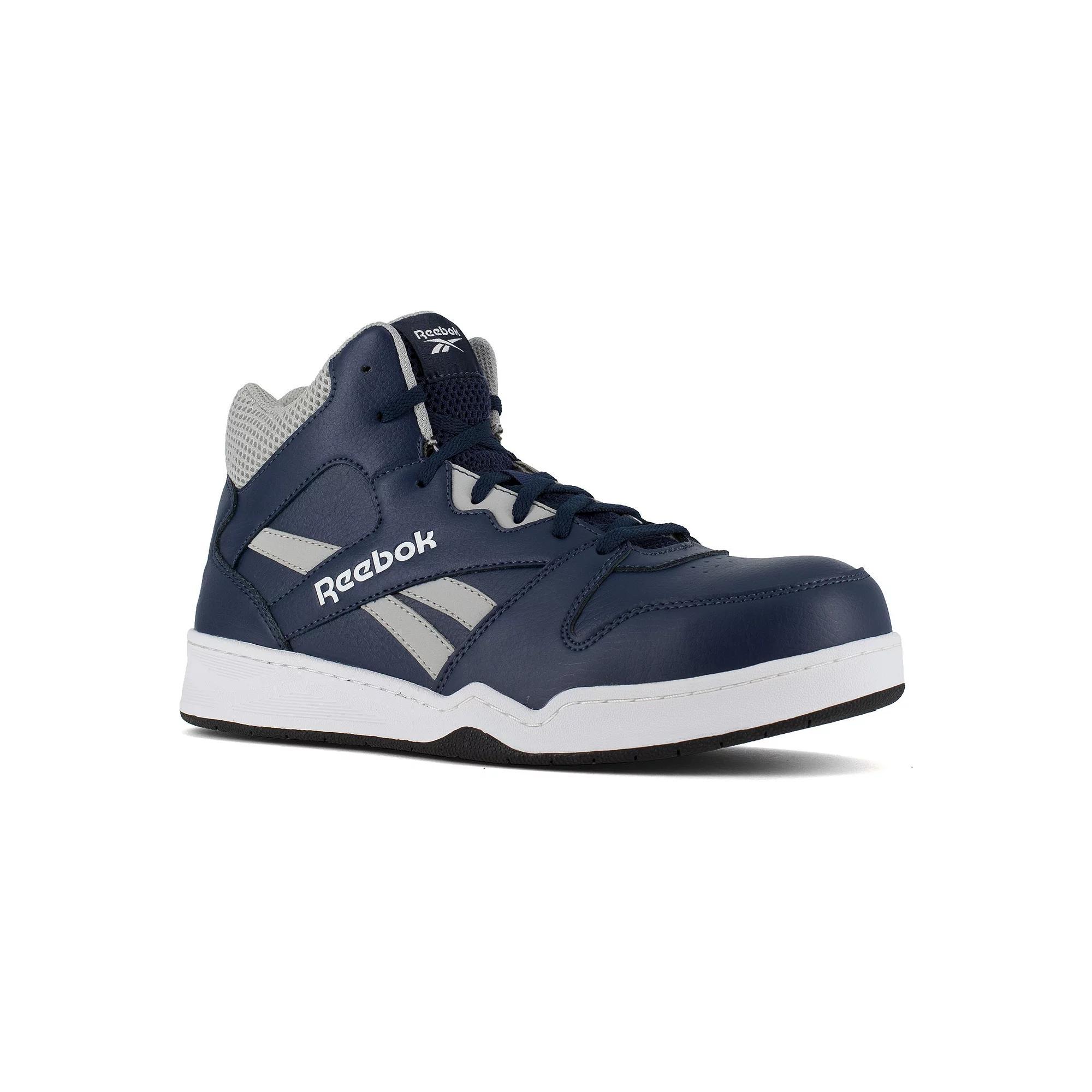 Reebok Work Club MEMT Mens Composite Toe High Top Sneakers Blue Product Image