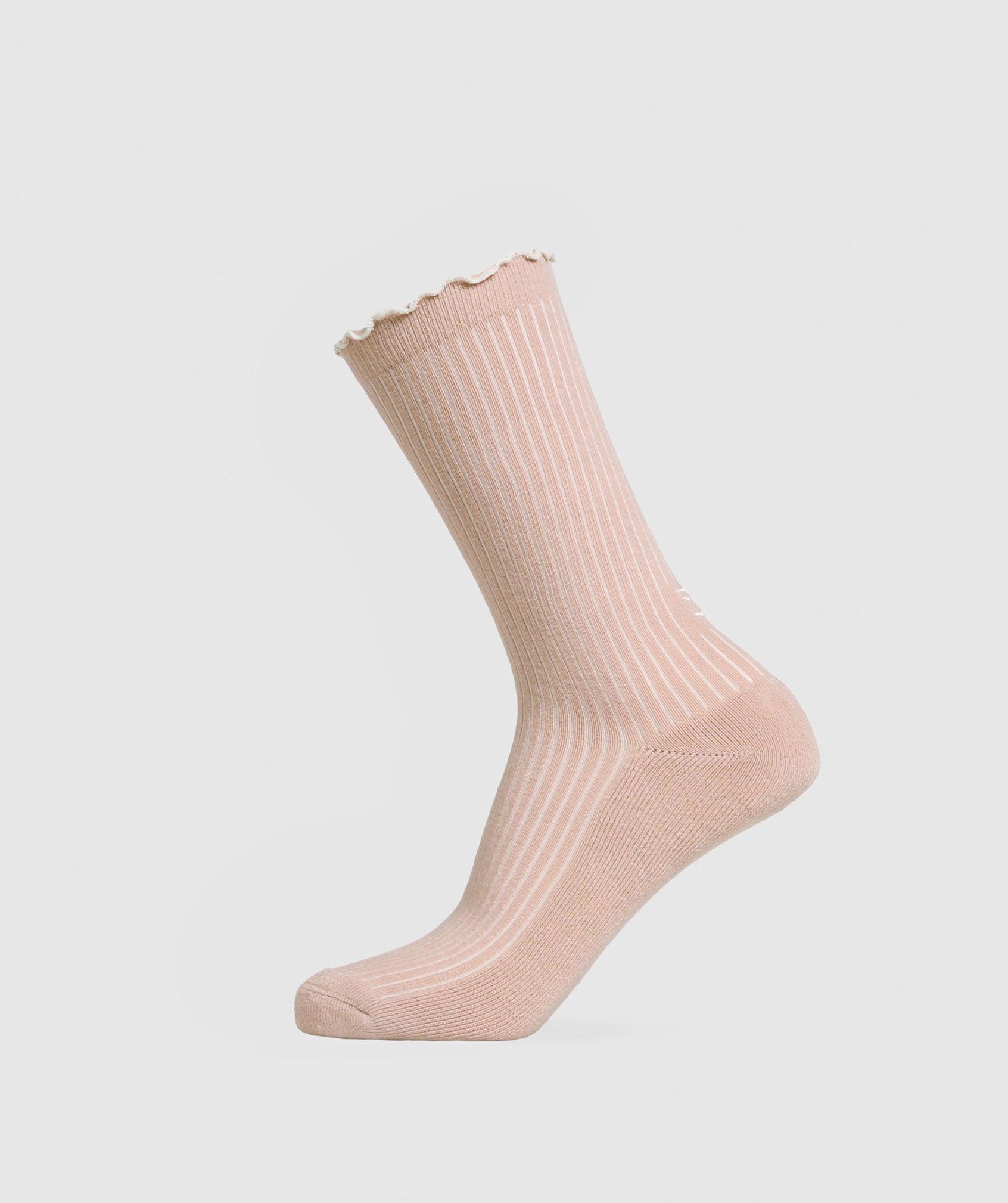 Frill Crew Single Sock Product Image