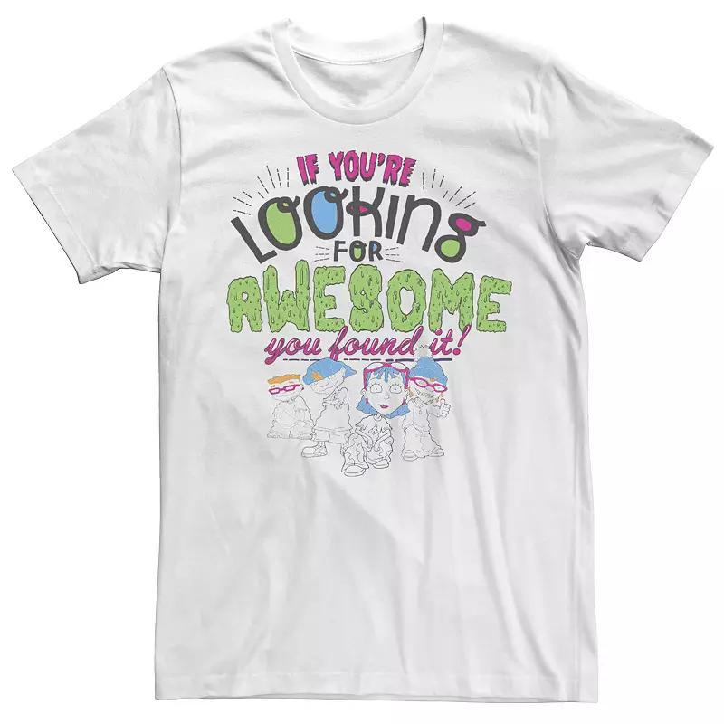 Men's Rocket Power Looking For Awesome Group Tee, Size: XXL, White Product Image