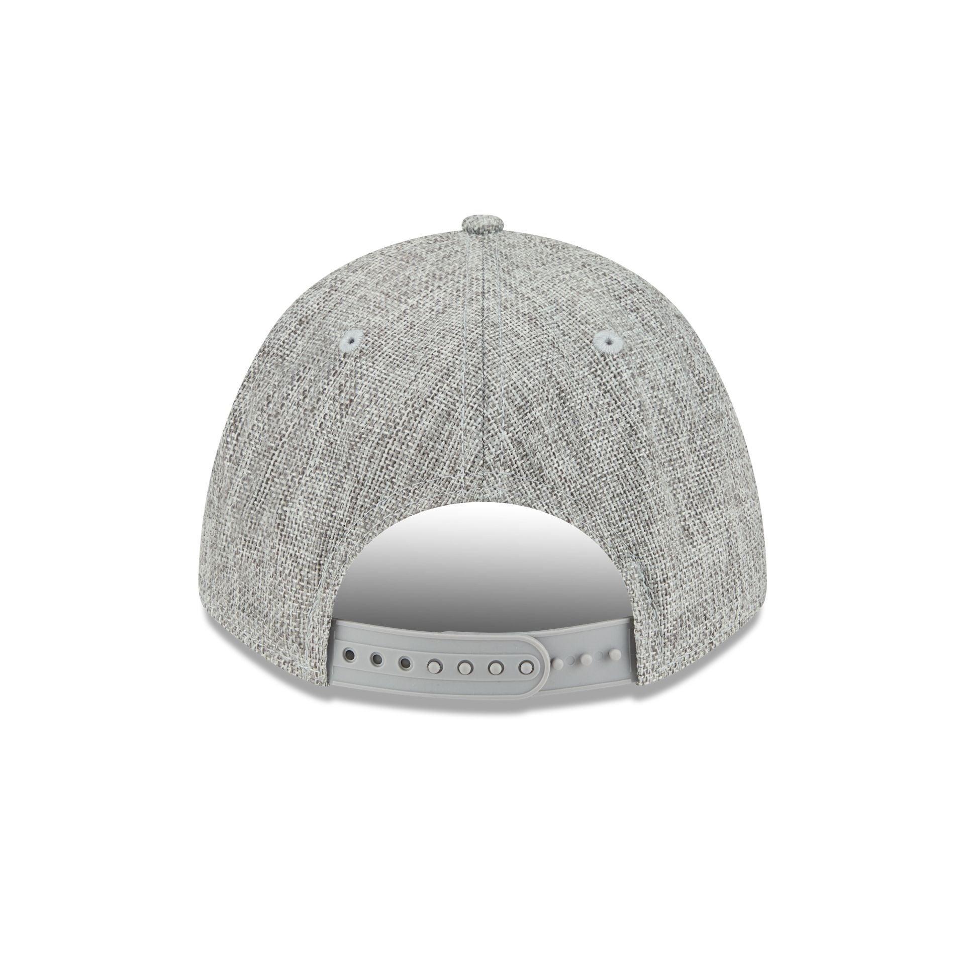 Boston Red Sox Cotton Weave Gray 9FORTY M-Crown A-Frame Snapback Hat Male Product Image