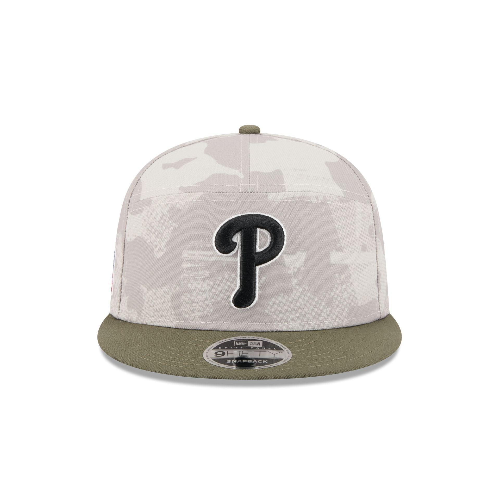 Philadelphia Phillies Armed Forces Day 2025 Split Panel 9FIFTY Snapback Hat Male Product Image