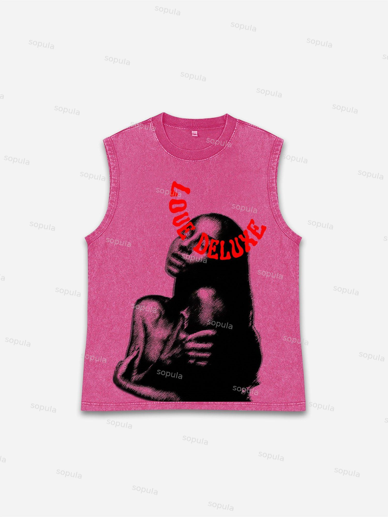 Sade Adu Print Tank Top Product Image