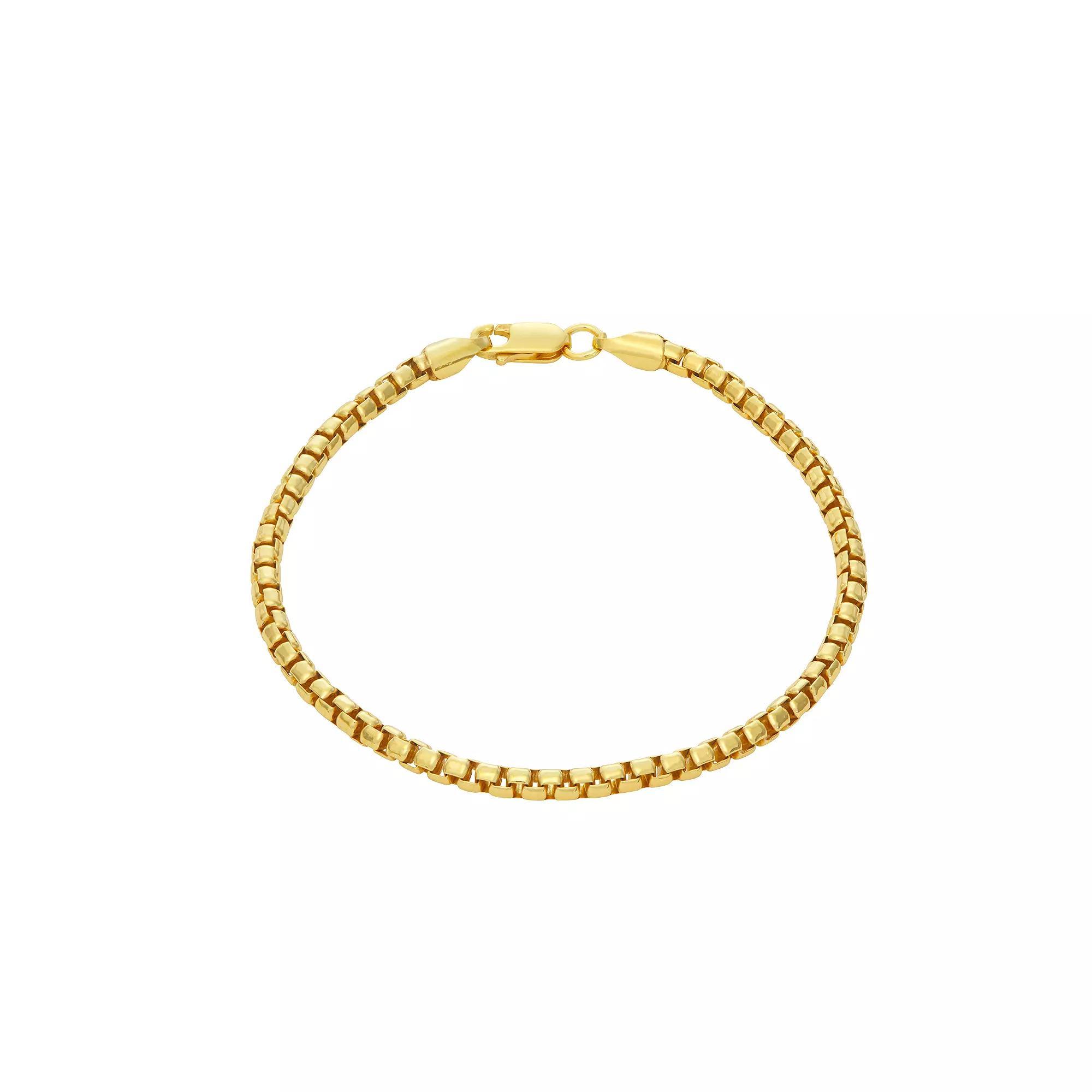 Giorgio di Vicenza Sterling Silver Mens Italian Box Chain Bracelet Product Image