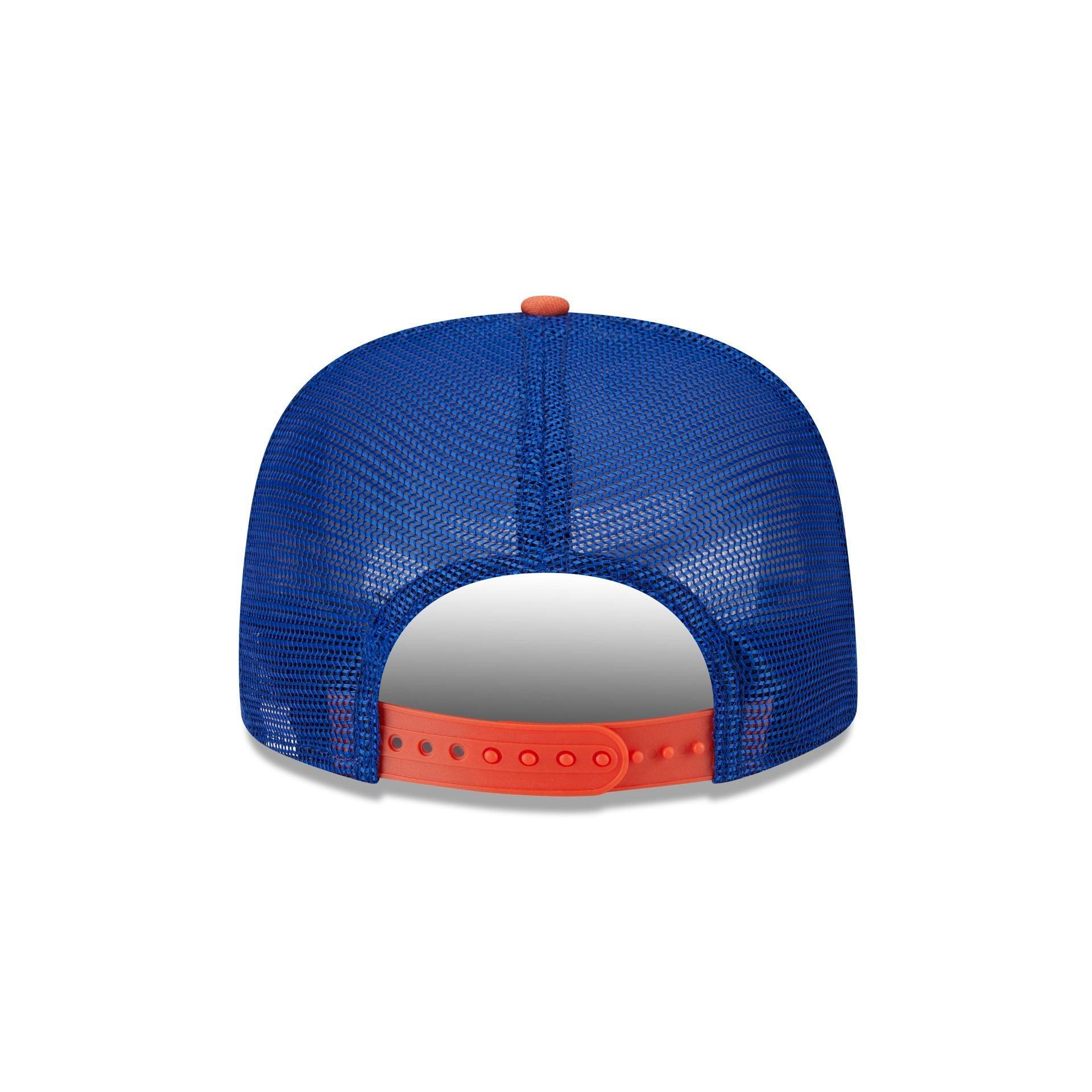 New York Mets Retro Script 9FIFTY A-Frame Trucker Hat Male Product Image