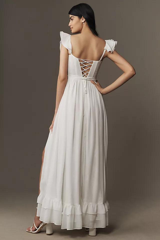 V. Chapman Rosetta Corset Off-The-Shoulder Maxi Dress Product Image