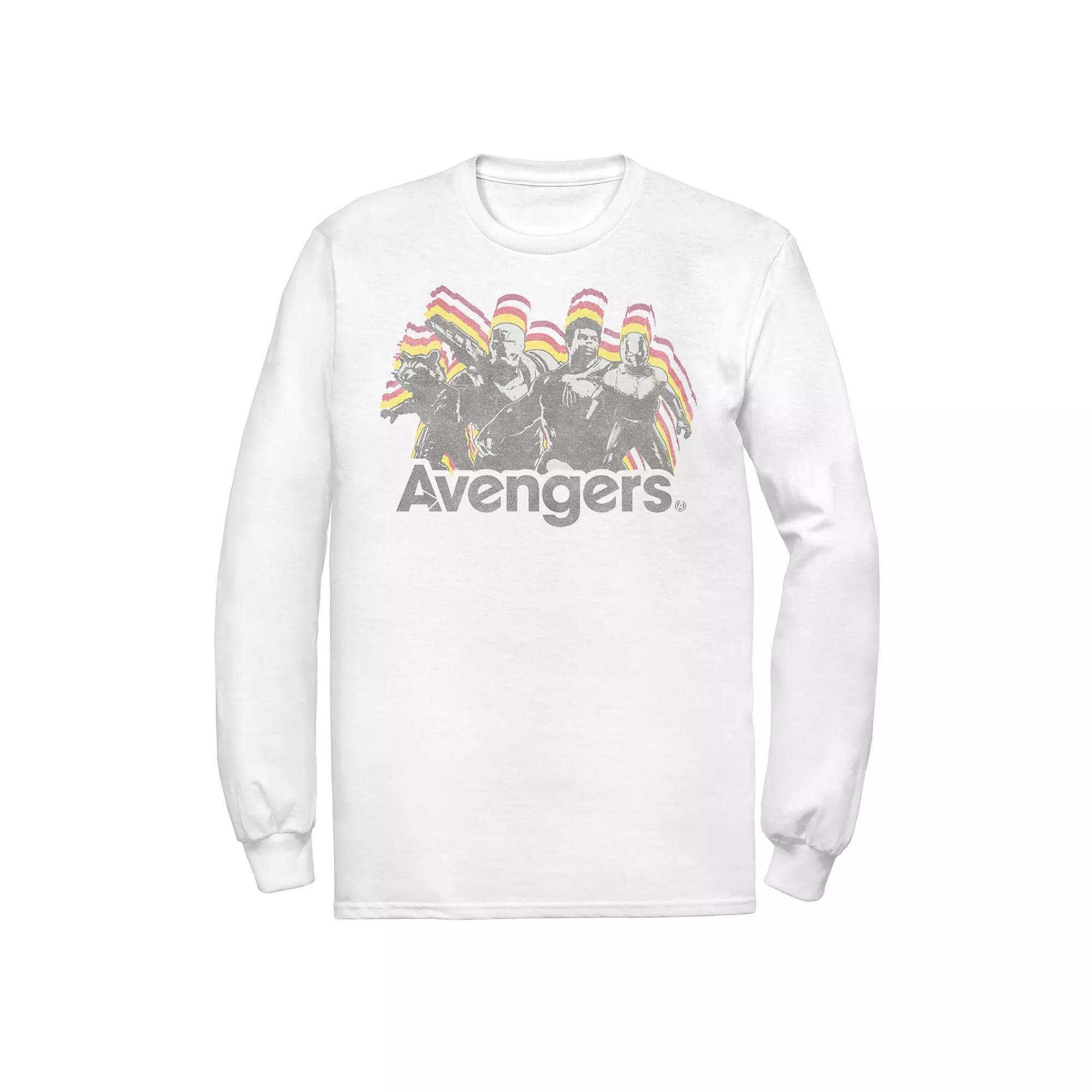 Men's Marvel Retro Group Tee, Size: Medium, White Product Image