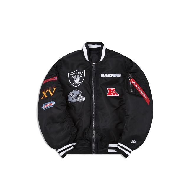 Alpha Industries X Las Vegas Raiders MA-1 Bomber Jacket Male Product Image