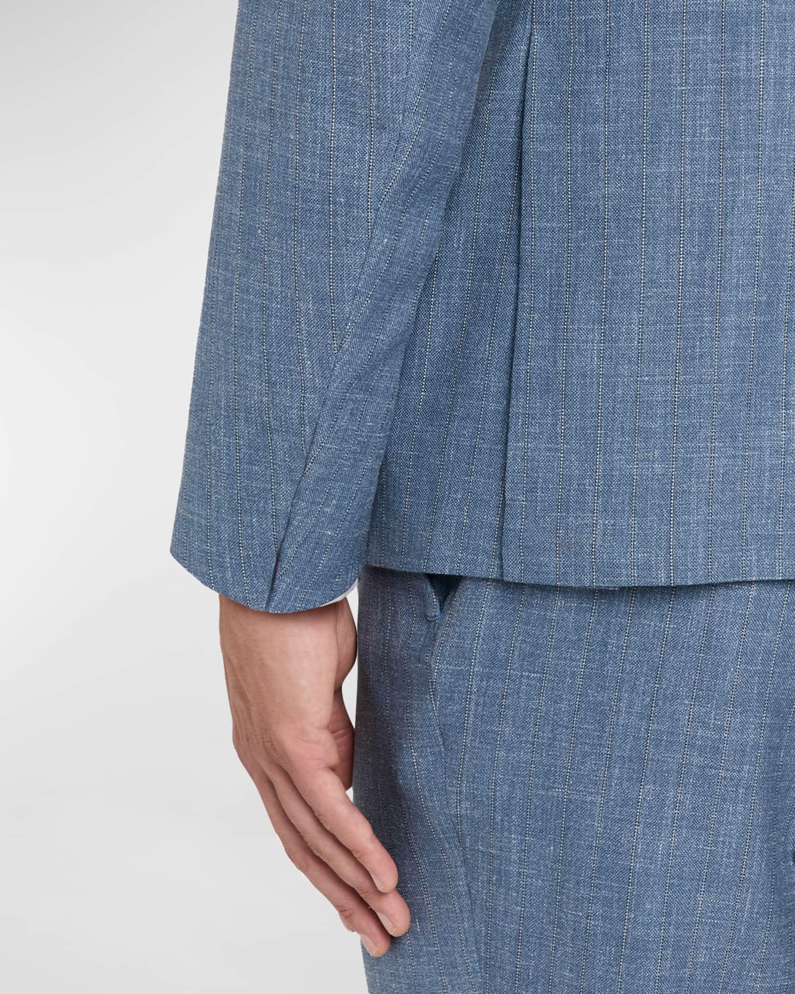 Men's Thin Stripe Single-Breasted Suit Product Image