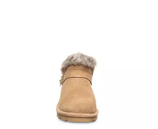 Bearpaw Jasmine Faux Fur Women's Short Boots, Size: 9, Black Ii Product Image