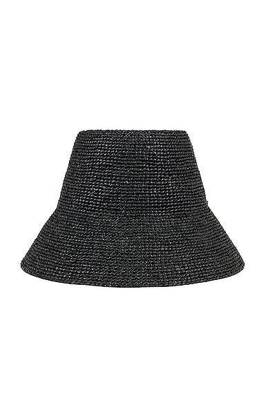 Janessa Leone Felix Straw Bucket Hat Natural XL Product Image