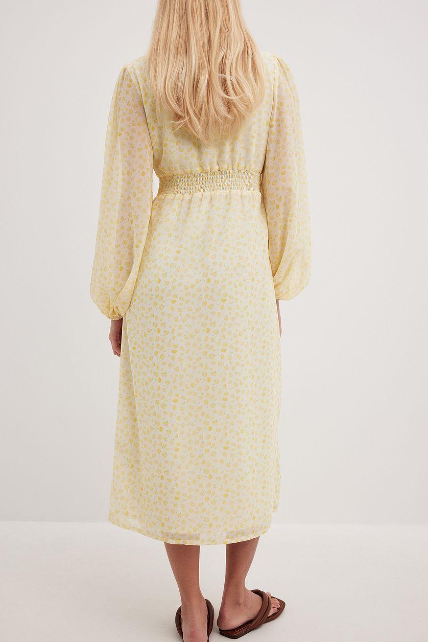 Buttons Front Midi Dress Product Image