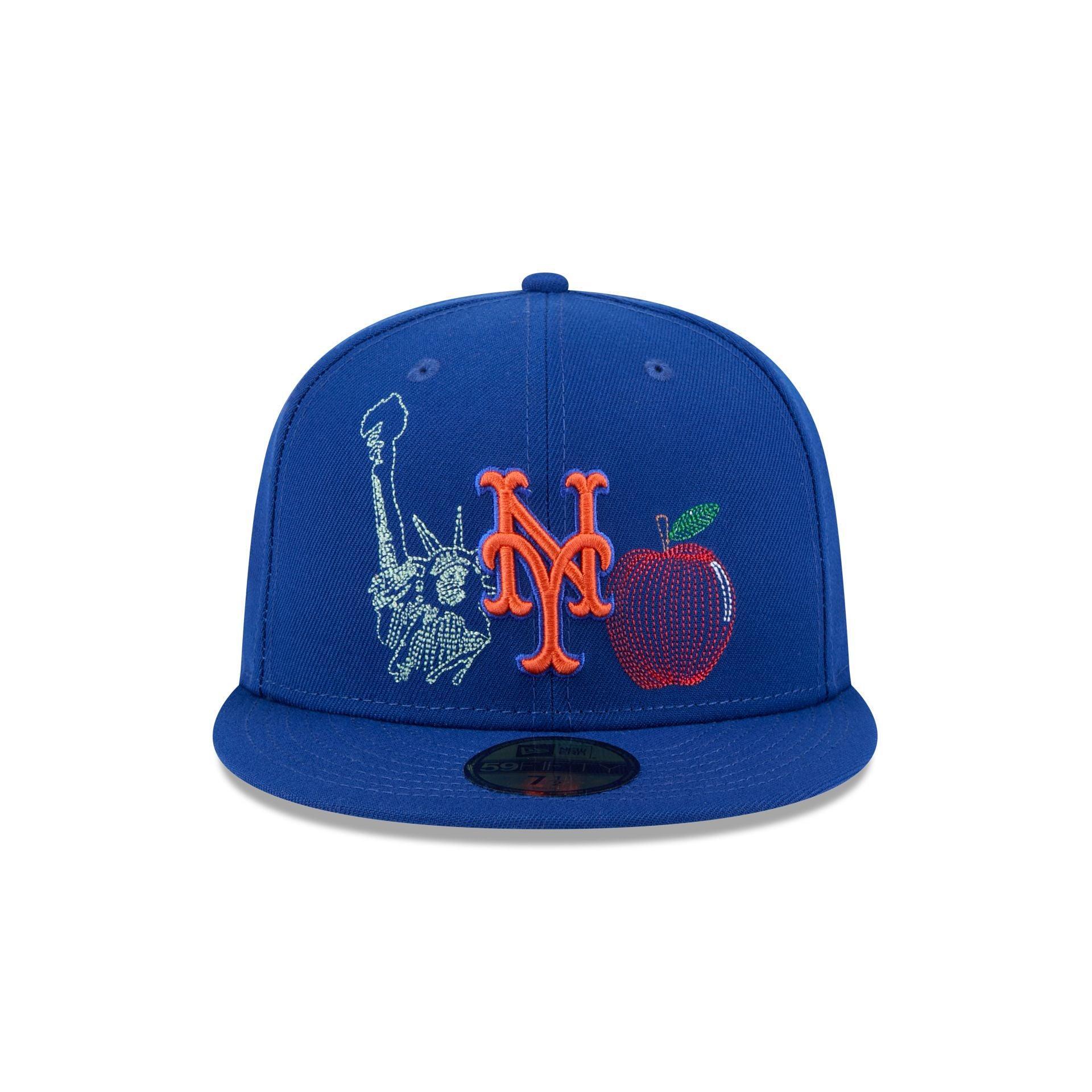 New York Mets State Stitch 59FIFTY Fitted Hat Male Product Image