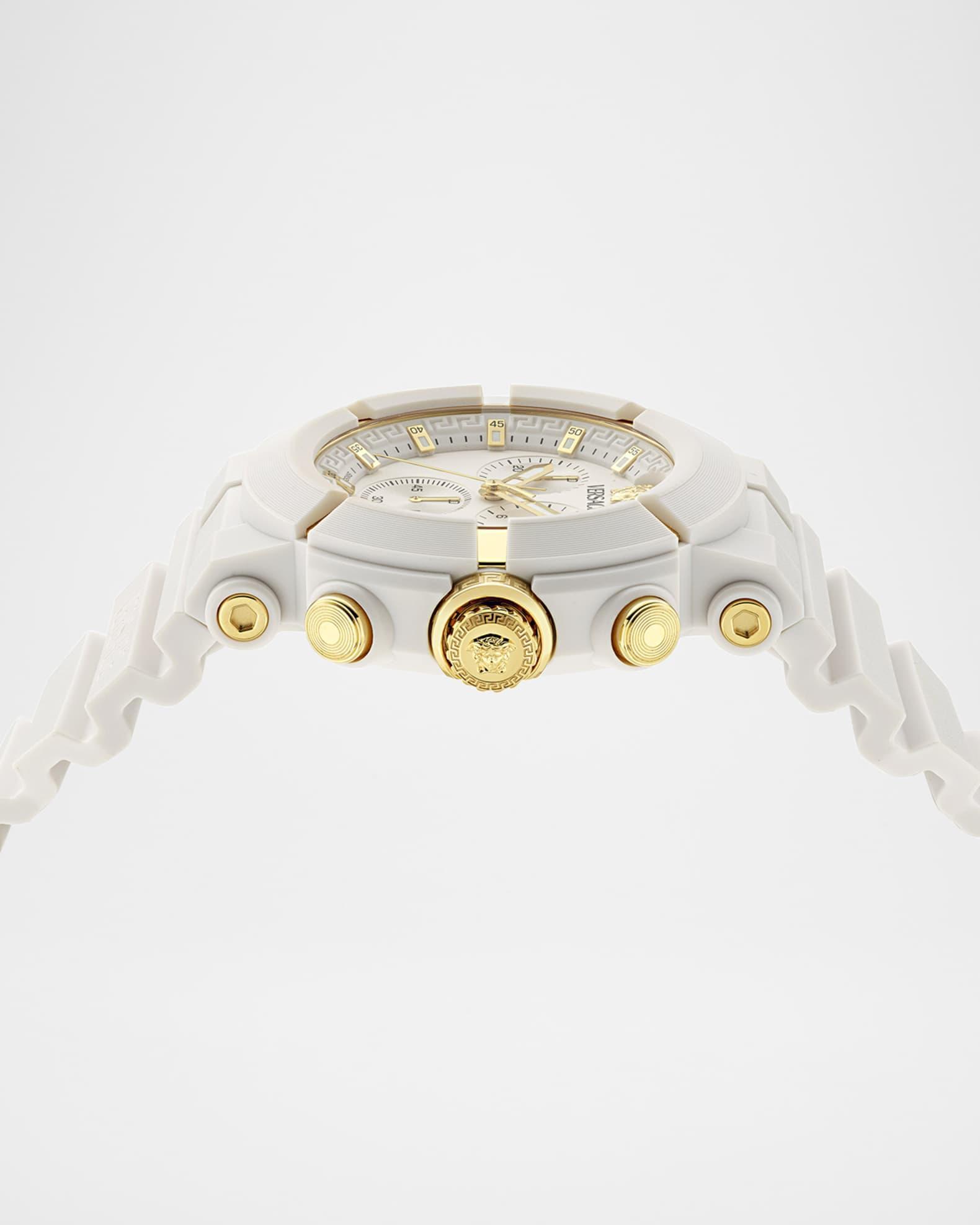 Real Active Chrono 45MM White Ecoceramic Watch Product Image