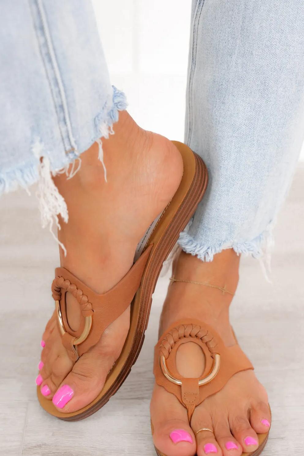 Corkys Ring My Bell Thong Strap Sandal (Multiple Colors) Product Image