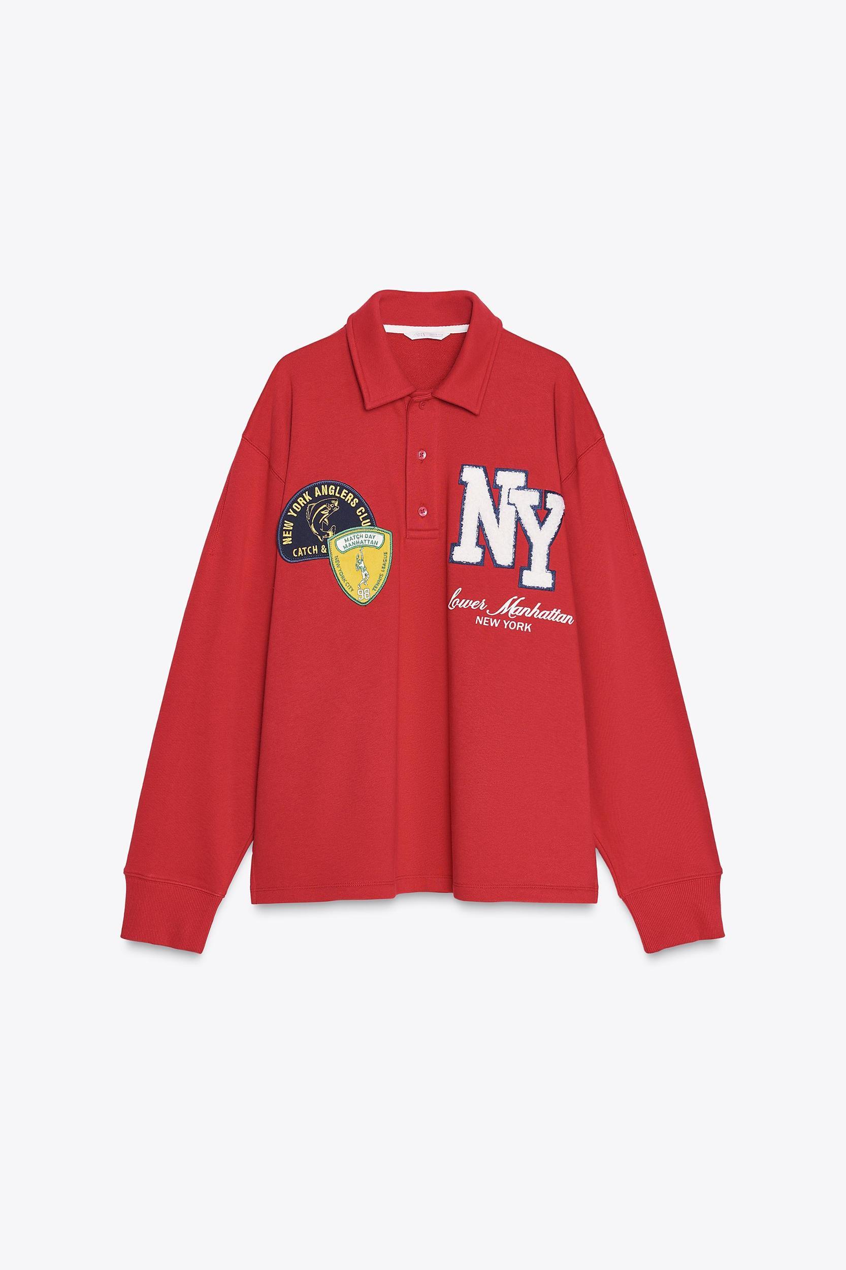 PATCH POLO SWEATSHIRT Product Image